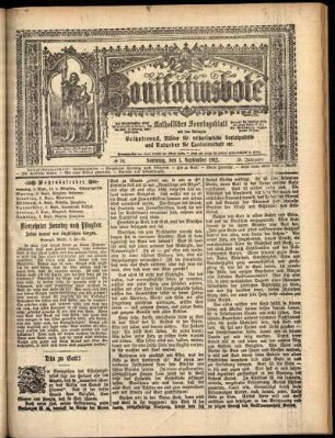 Erste Ausgabe vom Sonntag, den 01. September 1912.