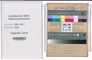Entnazifizierung Ernst Eggerath , geb. 20.03.1906 (Versandleiter)