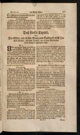 627-638, Das fuenfte - siebende Capitel