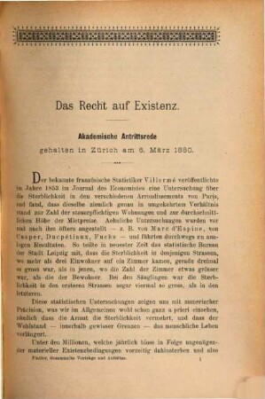 Kritische Beiträge zur Erkenntnis unserer socialen Zustände und Theorien