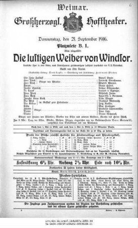 Die lustigen Weiber von Windsor