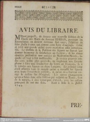 Avis Du Libraire