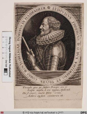 Bildnis Ludwig Friedrich, Herzog zu Württemberg