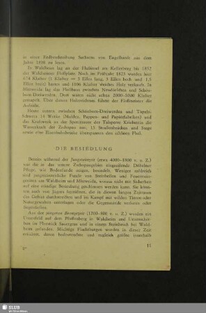 Die Besiedlung