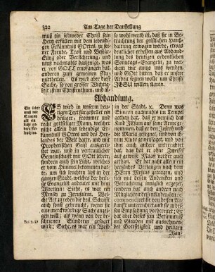 322-333, Es wird in unserm heutigen Text fuergestellet ein ...