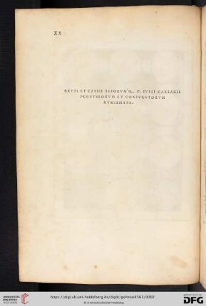 Brvti et Cassii aliorvm'q. C. Ivlii Caesaris percvssorvm et conivratorvm nvmismata