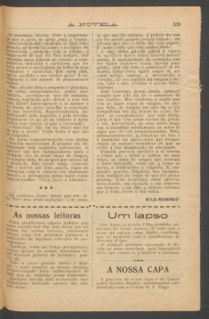 A nossa capa