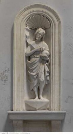 Kapellendekoration, Heilige Johannes der Täufer und Antonius Abbas