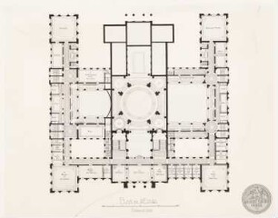 Parlament: Grundriss 1.OG, 1:200