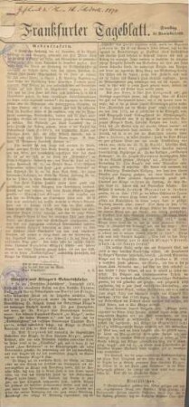 Goethe's und Klingers Geburtshäuser