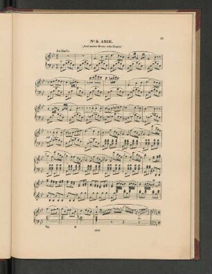 No. 5. Arie. "Seid meiner Wonne stille Zeugen"