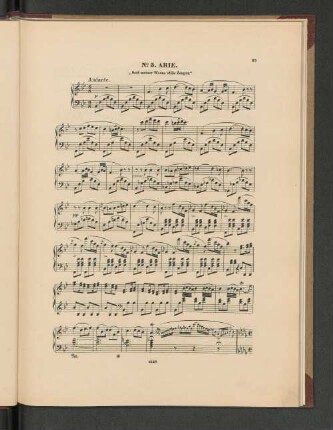 No. 5. Arie. "Seid meiner Wonne stille Zeugen"
