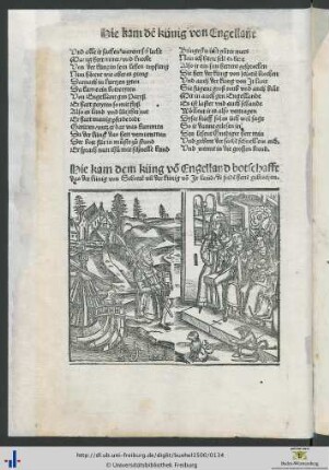 Hie kam dem küng von Engelland botschafft das der künig von Schotten und der künig von Ir land / den friden hetten gebrochen