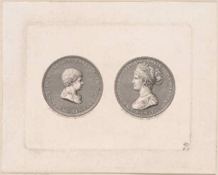 Bildnis Carl Ludwig, König und Maria Luisa von Spanien, Königin