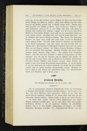 Friedrich Nietzsche : (Fortsetzung)