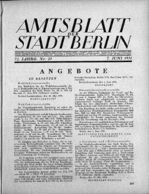 1931,23: Nr. 23, 7. Juni 1931