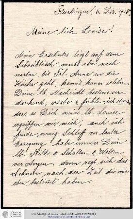 Brief vom 06.12.1915