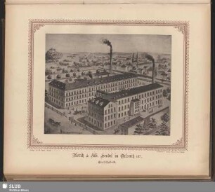 Moritz & Alb. Hendel in Oelsnitz i./V., Corsetfabrik