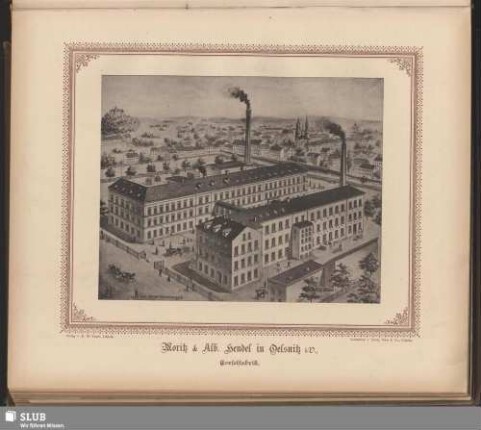 Moritz & Alb. Hendel in Oelsnitz i./V., Corsetfabrik