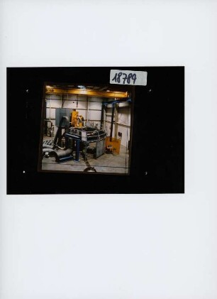 J. A. Jones Applied Research Company - Test von Kraftwerksteilen im NDE-Center, Charlotte, 1989