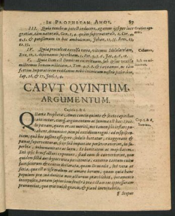 Caput Quintum. Argumentum.