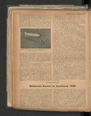 Bildende Kunst in Hamburg 1929