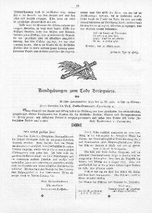Kundgebung zum Tode Béringuiers