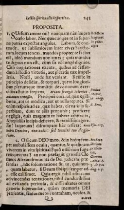 243-244, Diei Quartae Proposita