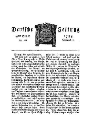 Danzig, den 15ten November
