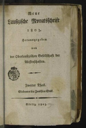 1803,7/12: Neue lausizische Monatsschrift