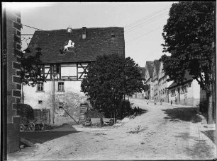 Gochsheim Ortsansicht mit Gasthaus Zum Löwen