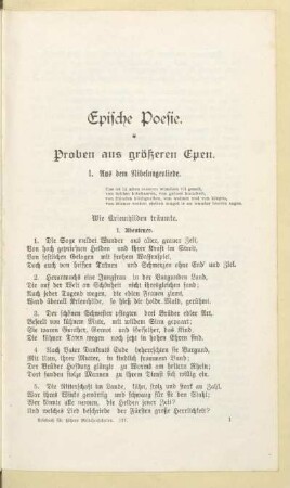 Epische Poesie