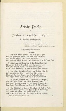 Epische Poesie