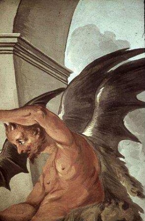 Heiliger Priester von Dämonen geplagt