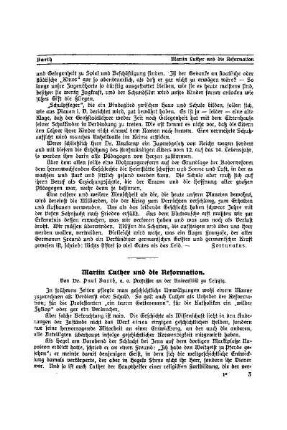 Martin Luther und die Reformation