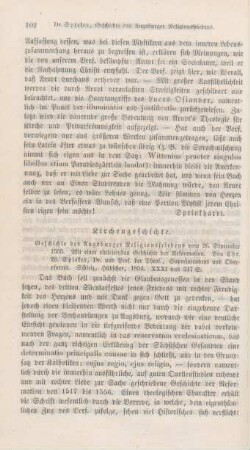 102-105 Kirchengeschichte