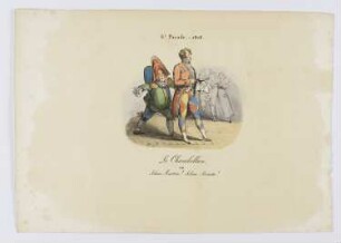 6e Parade – 1808, Le Chambellan, ou: Adieu Marton! Adieu Rosette!, Blatt 6 der Folge "Métamorphoses d’Arlequin – Parades jouées sur le Théâtre Français"