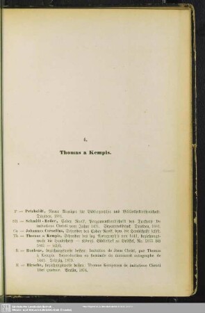 4. Thomas a Kempis