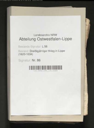 Kontributionsirrungen mit Graf Otto zur Lippe-Brake