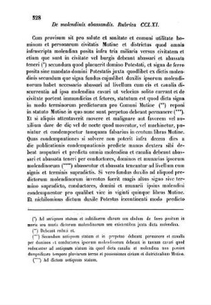 Rubrica CCLXI. - Rubrica CCLXXV.