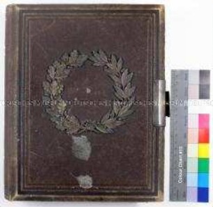 Album mit Kriegsdepeschen-Sammelkarten Nr. 1-191 des Königlichen Polizei-Präsidiums über die Kriegsereignisse während des Deutsch-Französischen Krieges vom 30.7.1870 - 8.3.1871