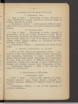6. General cultivation of plants