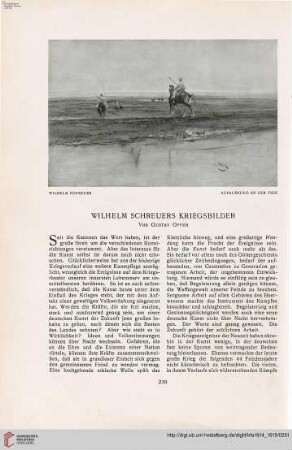 30: Wilhelm Schreuers Kriegsbilder