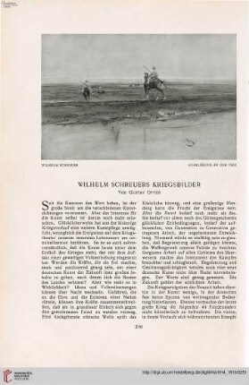 30: Wilhelm Schreuers Kriegsbilder
