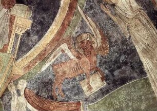 Christus als Weltenrichter umgeben von Heiligen und Stiftern