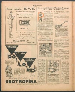Lo que debe hacer el hombre de campo en el mes de Febrero