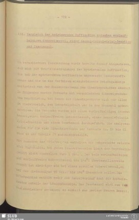 XII. Vergleich der hydrierenden Raffination zwischen vorlaufhaltigem Kokereibenzol, einer Benzol-Toluol-Xylol-Fraktion und Teerbenzol