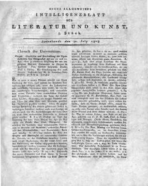 1803-07-30 : 5. Stück