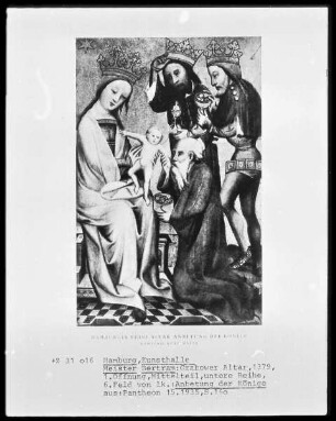 Grabower Altar — Die Anbetung des Christuskindes durch die Heiligen Drei Könige