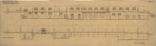 Fischer, Theodor; Stuttgart; Kunstausstellungsgebäude - UG (Längsschnitte)
